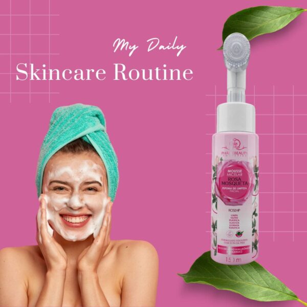 Mousse Micelar Rosa Mosqueta Espuma - Phállebeauty - Image 3