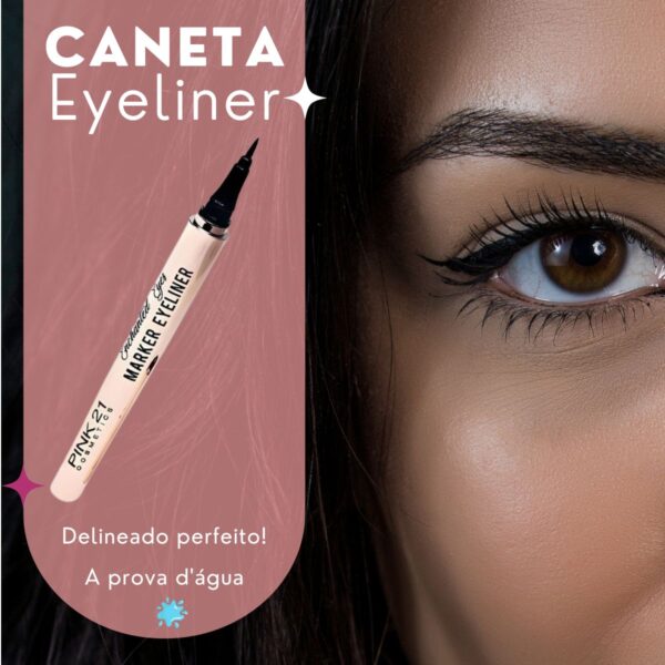 Caneta Delineadora Para Olhos Enchanted Eyes - Pink 21 - Image 3