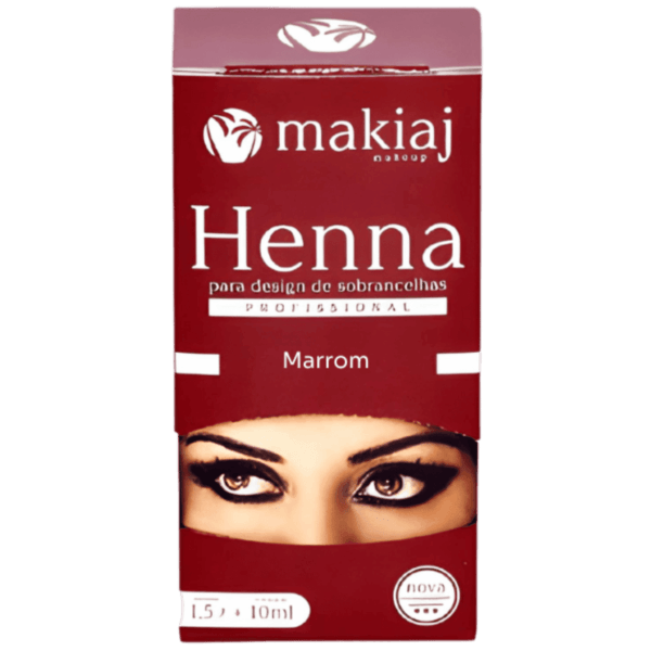 Henna Marrom Para Design De Sobrancelhas - Makiaj