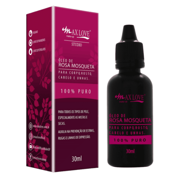 Óleo De Rosa Mosqueta 100% Puro - Max Love