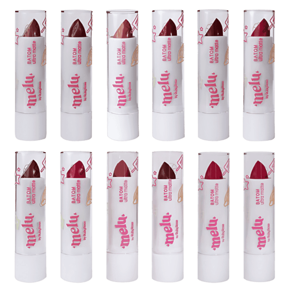 Batom Bastão Ultra Matte Melu - Ruby Rose