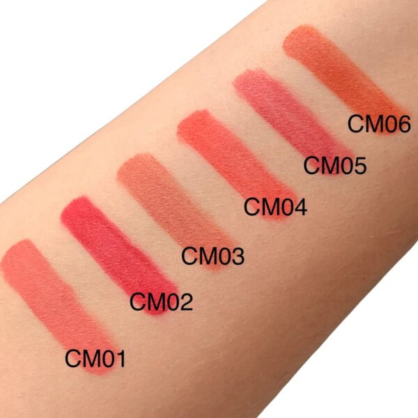 Batom E Blush Líquido Cremoso 2X1 Melu - Ruby Rose - Image 3