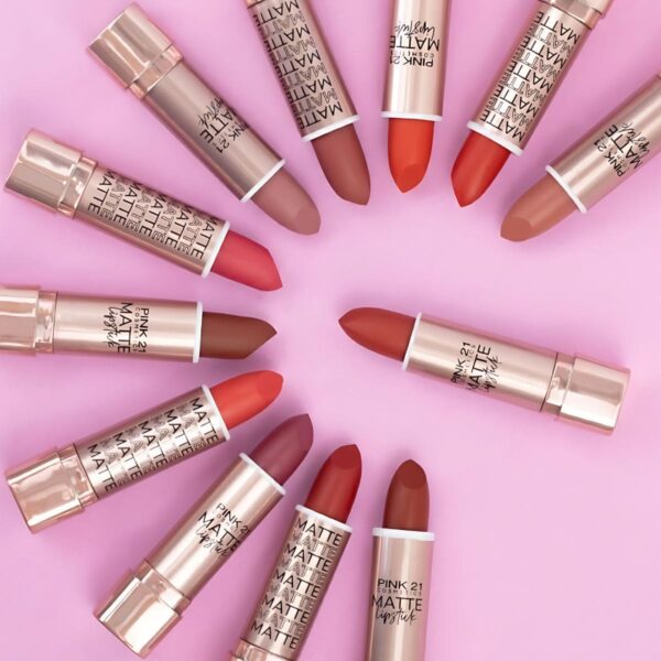 Batom Matte Lipstick - Pink 21 - Image 2