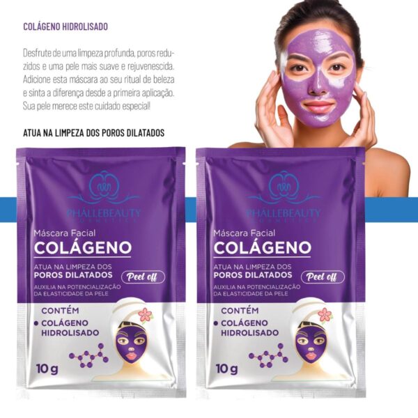Máscara Facial Colágeno Sachê - PhálleBeauty - Image 2