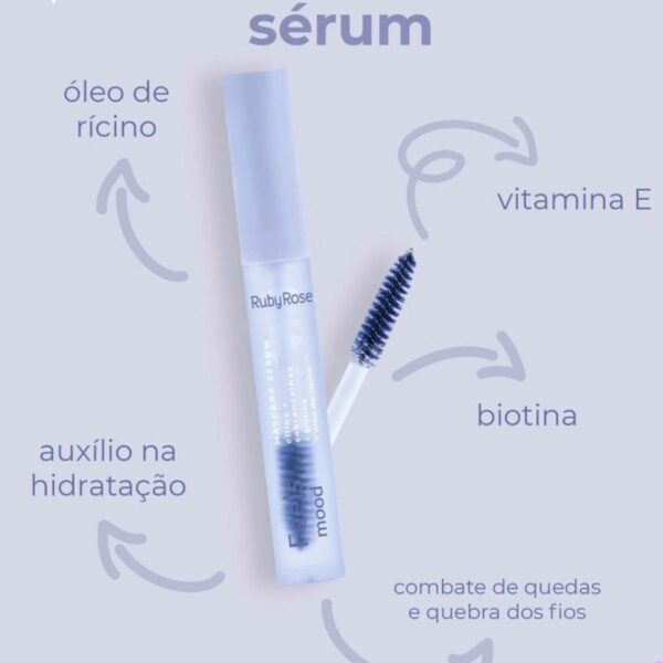 Máscara De Cílios E Sobrancelhas Sérum Feels Mood Ruby Rose - Image 3