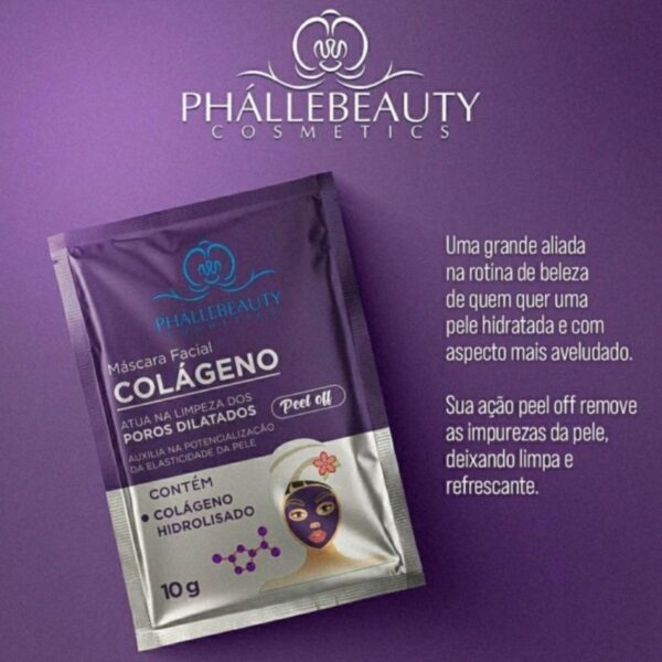 Máscara Facial Colágeno Sachê - PhálleBeauty - Image 3