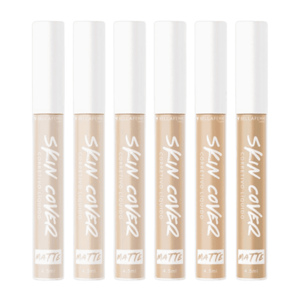 Corretivo Líquido Matte Tons Claros Skin Cover - Bella Femme