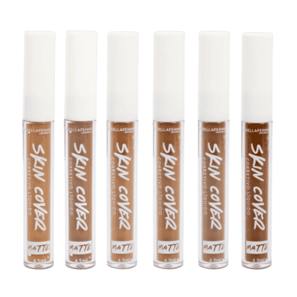 Corretivo Líquido Matte Tons Médios Skin Cover - Bella Femme
